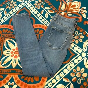 Free People “We the Free” High Waist Ankle Skinny Jeans